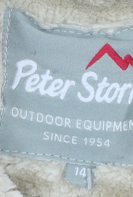 Peter Storm Women's Blue Hooded Parka Jacket Size 14