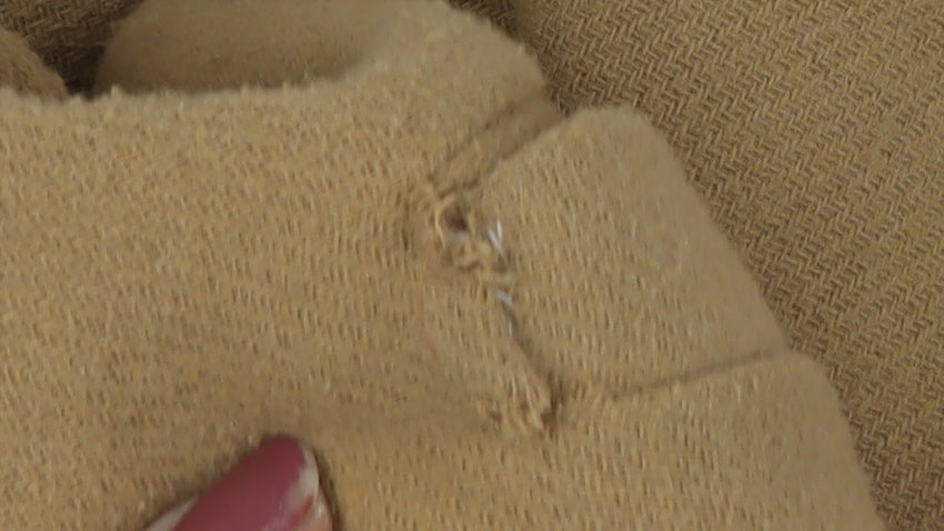 H&M Women's Beige Mid-Length Wool Overcoat Size 12