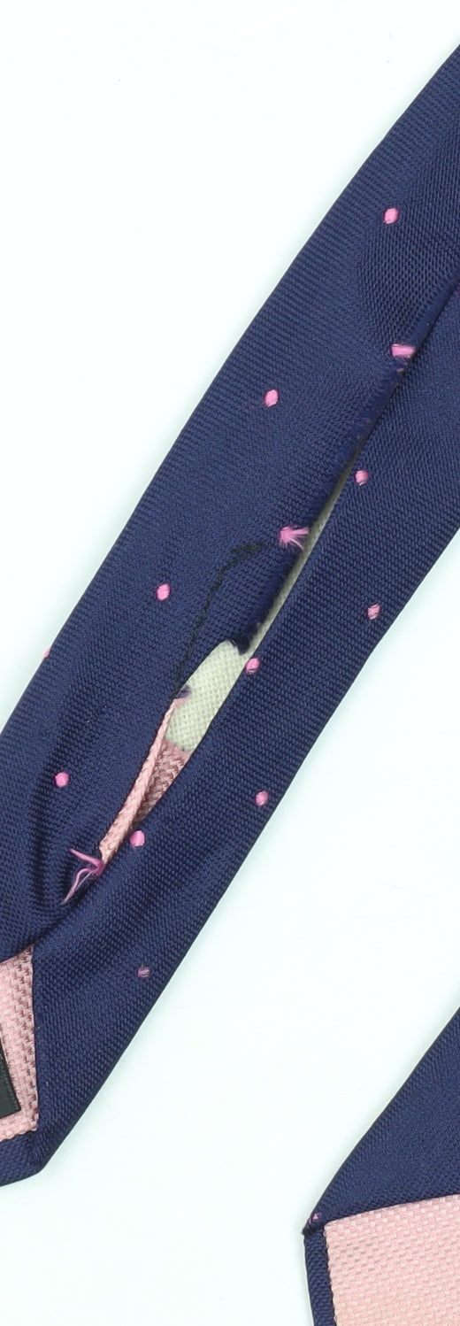 Thomas Pink Men's Blue Polka Dot Silk Tie