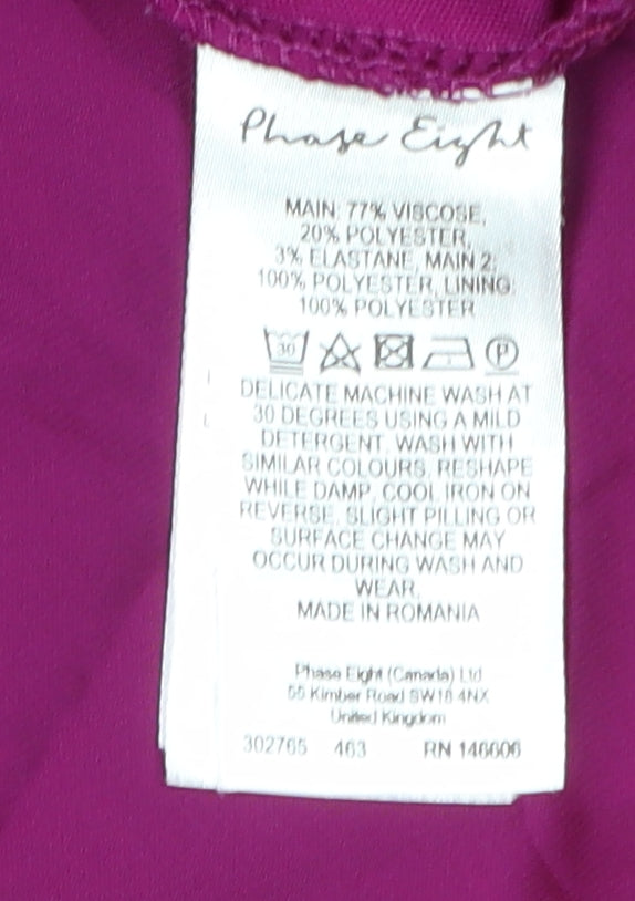 Phase Eight Women's Purple Tunic Jumper, Size 14