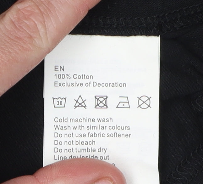 Kathmandu Men's Black Graphic Print T-Shirt, Size S