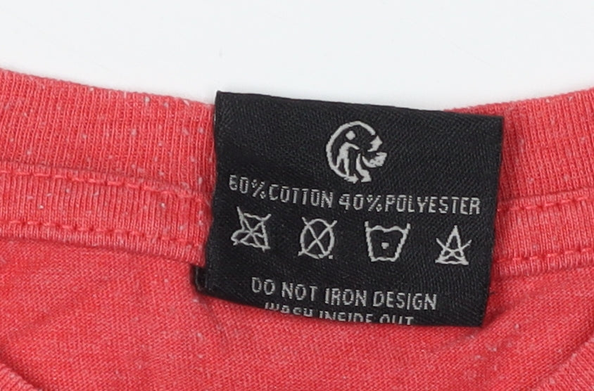 UP Boys Red Ski Patrol T-Shirt 4 Years Jersey Graphic