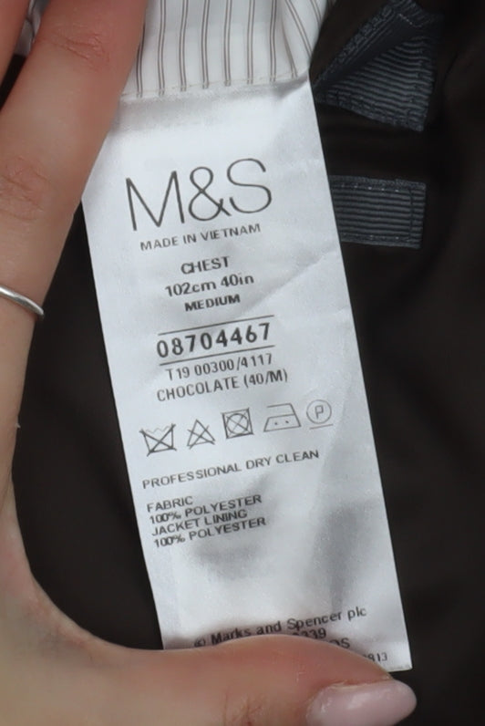 Marks and Spencer Men's Brown Blazer 40R