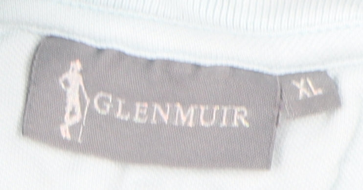 Glenmuir Unisex Blue XL Polo Shirt Casual Stretch