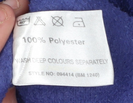 Bon Marché Women's Blue XL Fleece Jacket - Full Zip