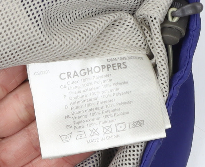 Craghoppers Women's Purple Rain Coat Jacket Size 10
