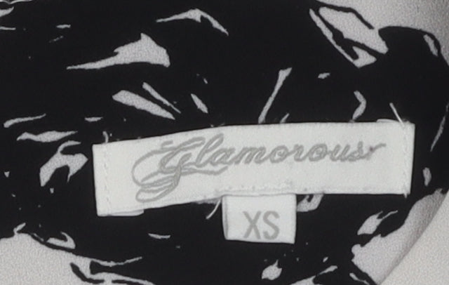 Glamorous XS Women’s Black White Floral Dress