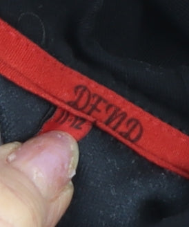 DFND Boys Black Multicoloured Hoodie Size 9-10 Galaxy Print