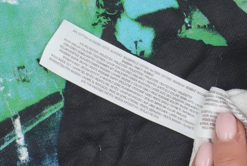 Just in Bieber Girls White Graphic Print Hoodie 9-10 Years