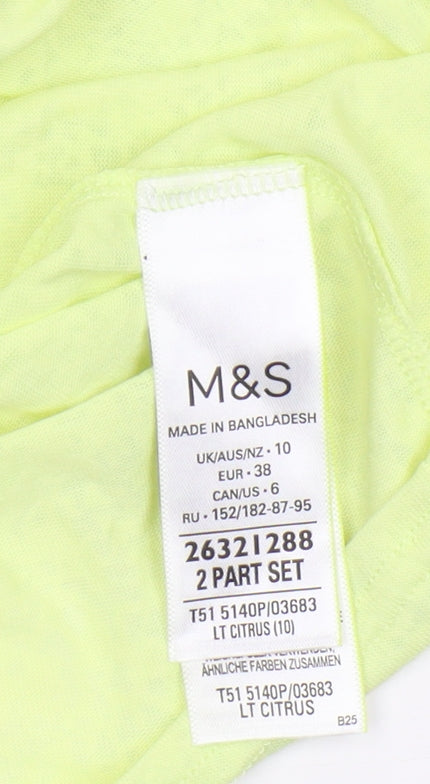 Marks and Spencer Women's Yellow T-Shirt
