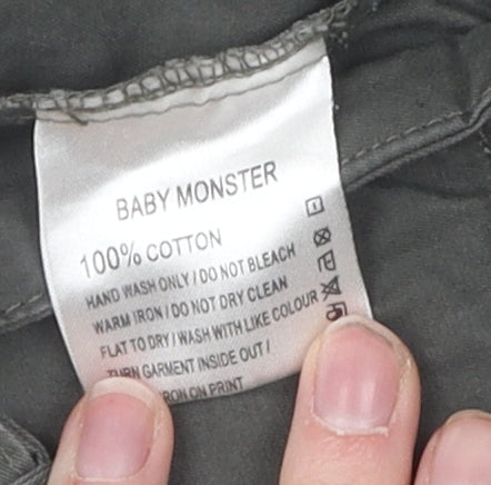 Baby Monster Boys Green Military Jacket 2-3 Years