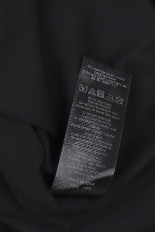 Miss Selfridge Black Beaded Women's Pencil Skirt Size 10