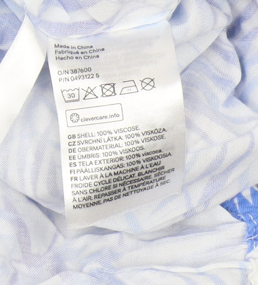 H&M Girls Blue Floral Jumpsuit - Size 14 Years, Sleeveless