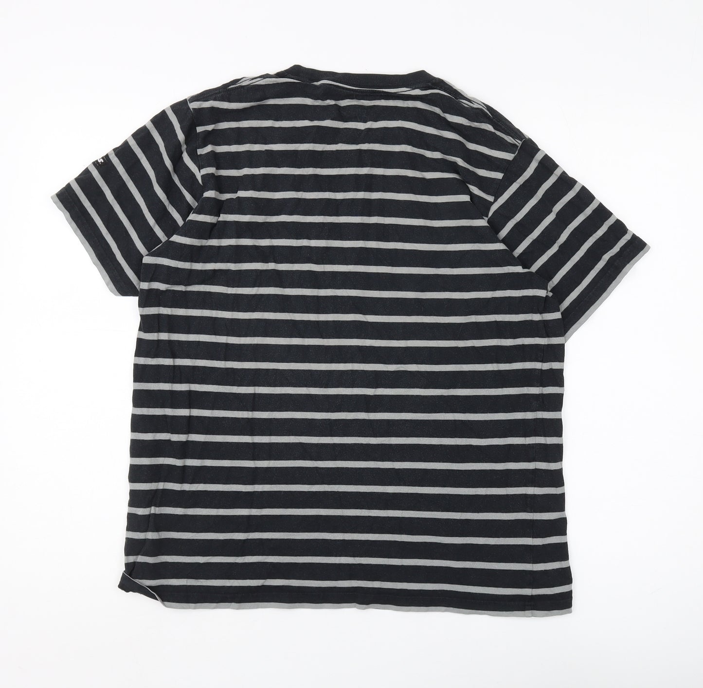 UT Men's Black Star Wars Striped T-Shirt M