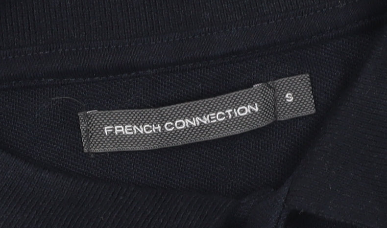 French Connection Men's Black Polo Shirt Size S