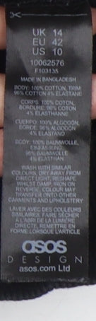 ASOS Women's Black Pullover Sweatshirt Size 14