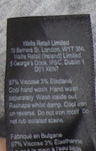 Wallis Women's Grey Animal Print Heart T-Shirt