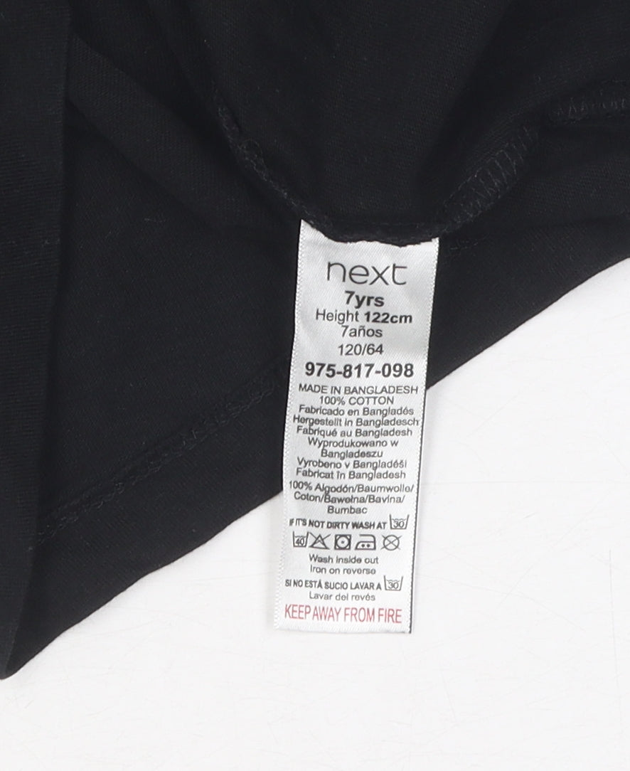 Next Boys Black PlayStation Pullover Hoodie 7 Years