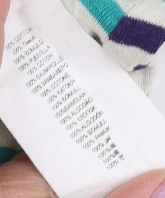 French Connection Girls Striped T-Shirt Dress, Size 12-13, Casual