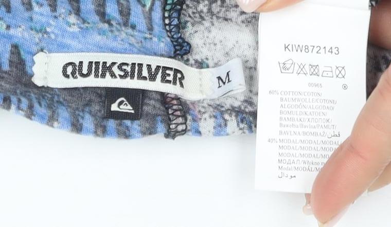 Quiksilver Unisex Multicoloured Geometric T-Shirt M