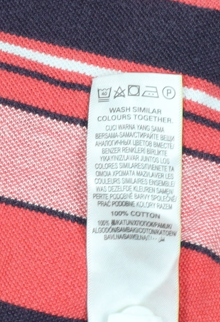 Marks & Spencer Men's Multicoloured Striped Polo