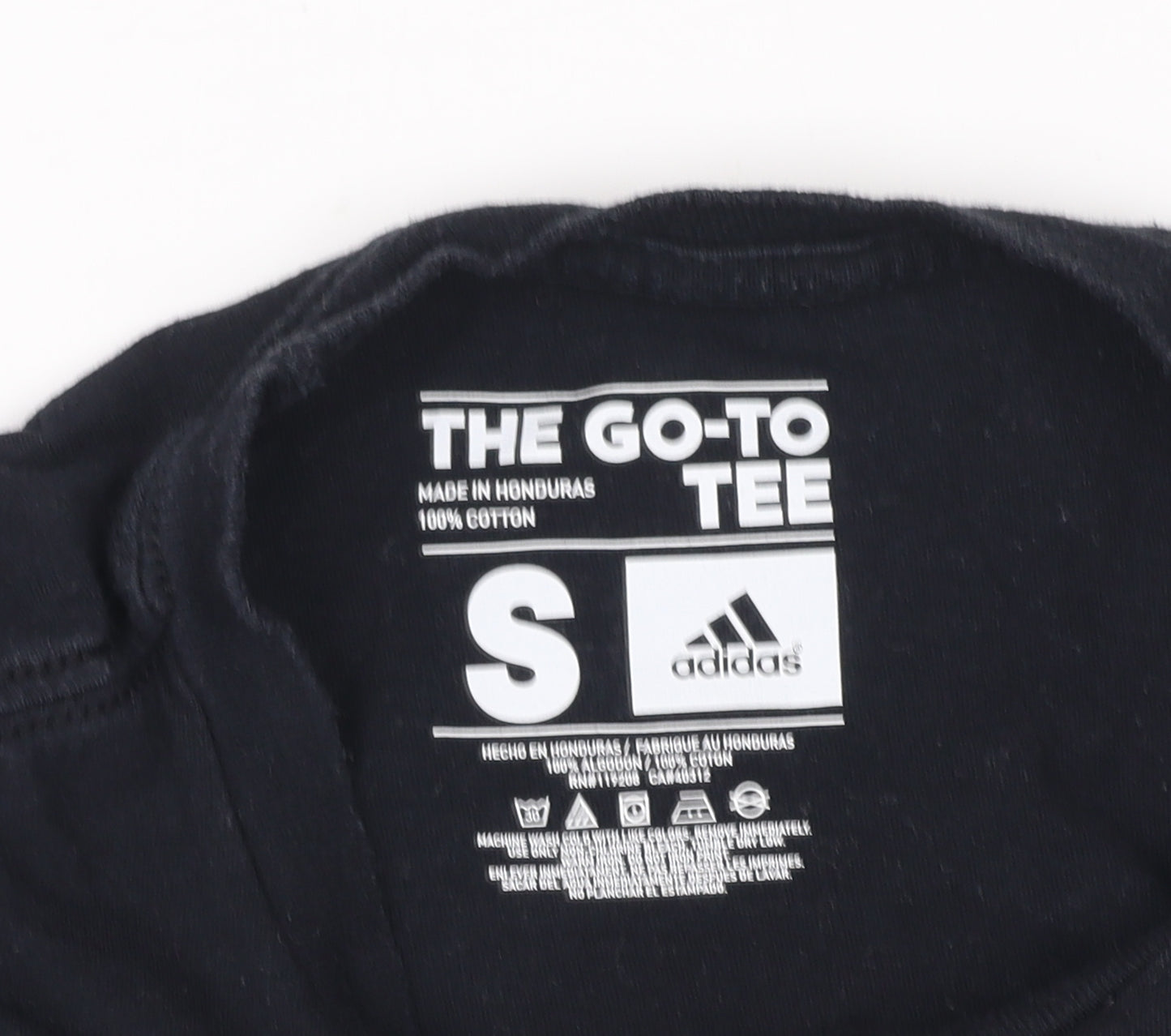 Adidas Unisex Black T-Shirt S Classic Style