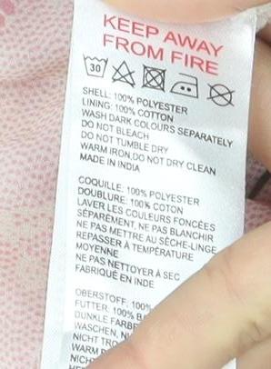 Urban Outfitters Women's Pink Floral Slip Dress S