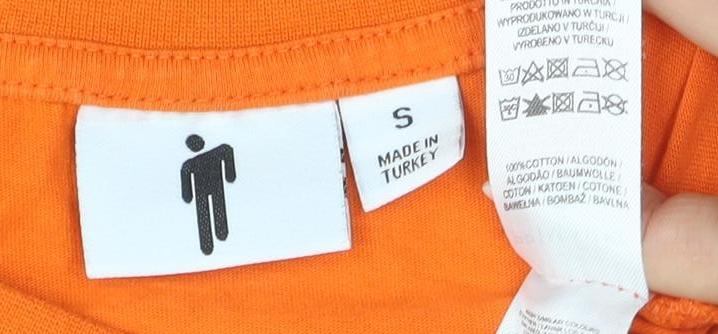 Orange Billie Eilish Unisex T-Shirt S Graphic Music Style