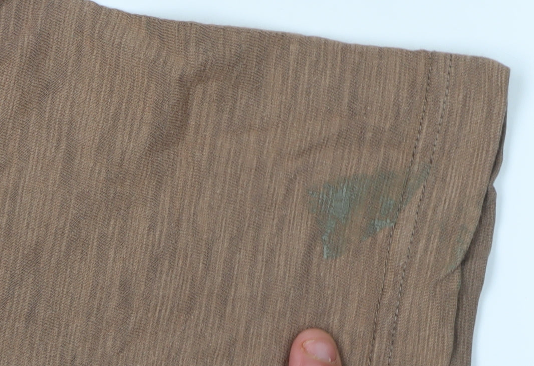 Fat Face Men's Brown Henley T-Shirt Size L