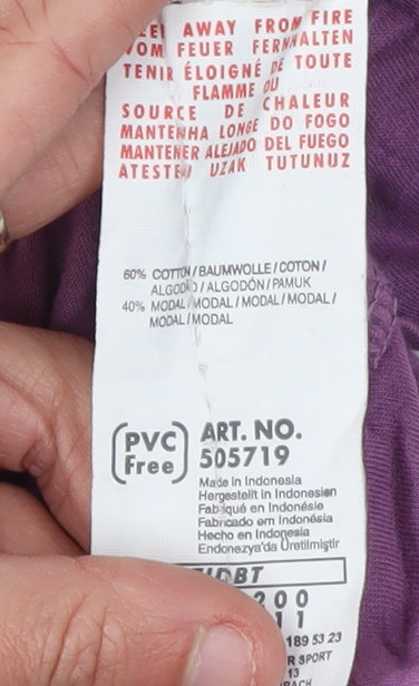 Puma Women's Purple Long Sleeve Activewear Top