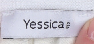 Yessica Women's Ivory Lace A-Line Skirt, Size S