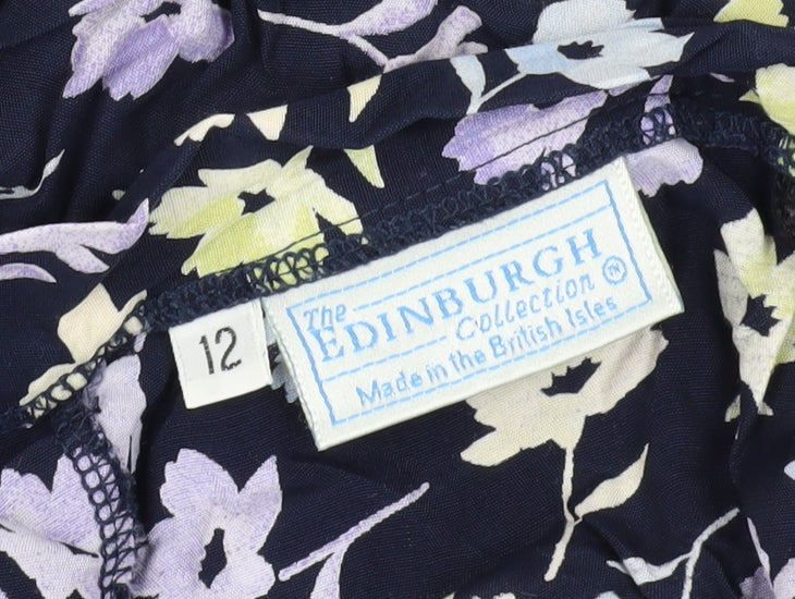 Edinburgh Collection Women Multicoloured Floral Skirt Size 12