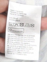 H&M Women's White Striped Skater Dress Size 8