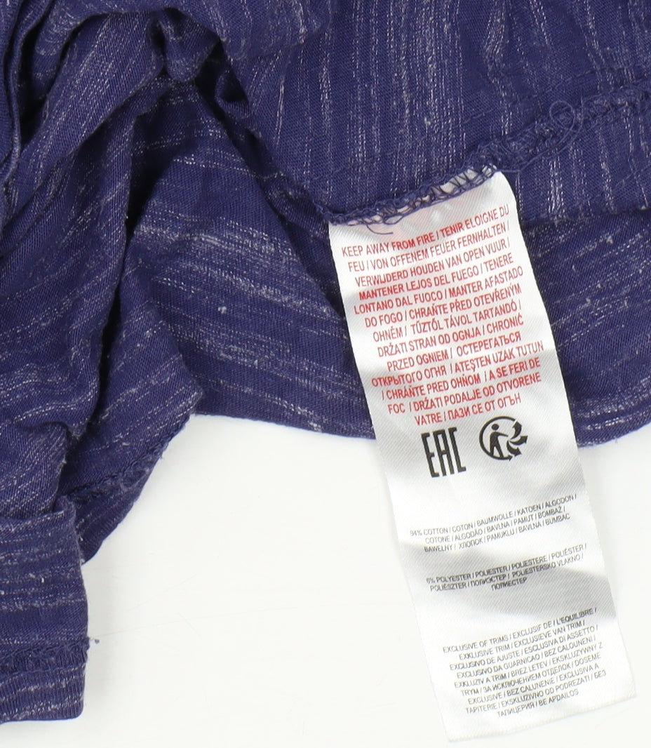 Tokyo Laundry Men's Purple Beach Short Sleeve T-Shirt M