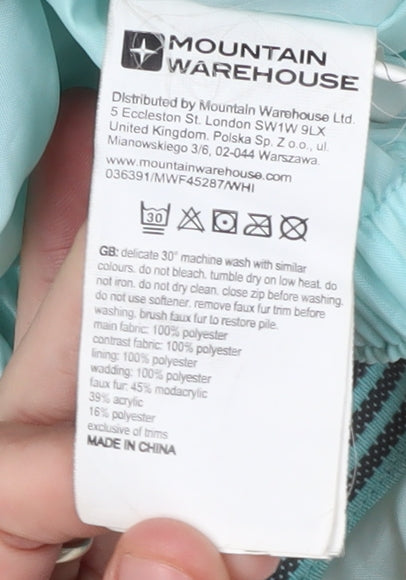 Mountain Warehouse Women's Grey Puffer Jacket Size 12