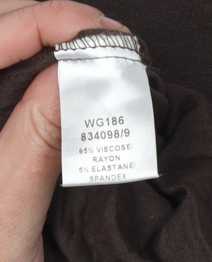 Boden Women's Brown A-Line Midi Skirt Size 18