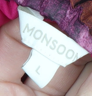 Monsoon Women's Multicoloured Long Wrap Skirt L