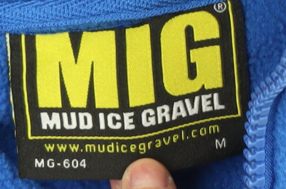 MIG Men's Blue Fleece Jacket M - Casual Outdoor Zip