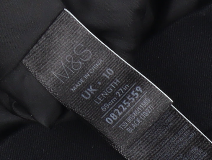 Marks and Spencer Women's Black Pencil Skirt, Size 10, Lined