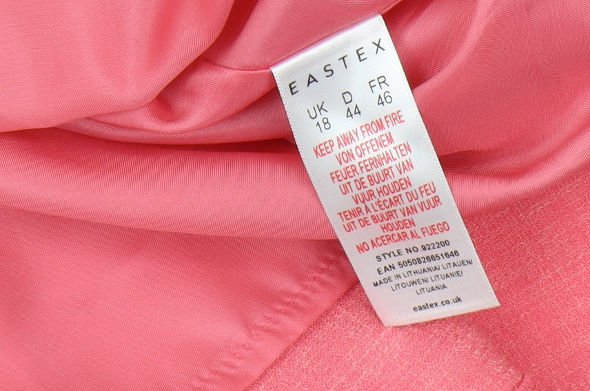 Eastex Women’s Pink Flare Midi Skirt, Size 18