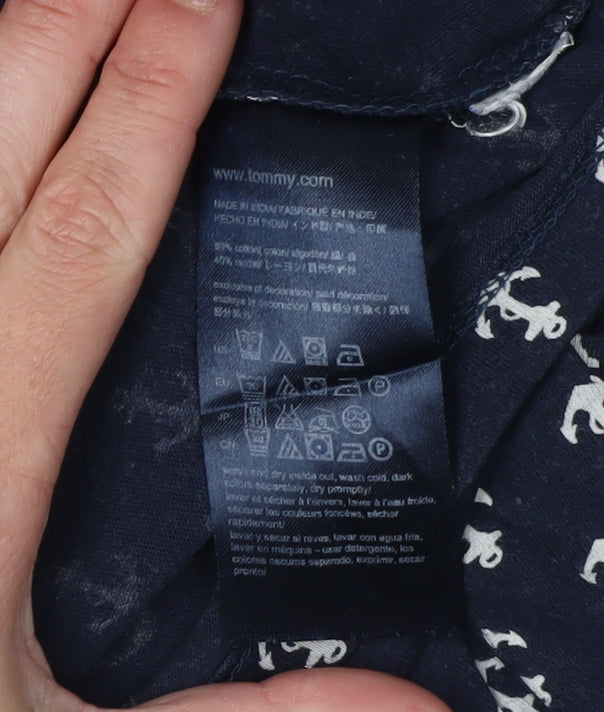 Tommy Hilfiger Women's Blue Nautical Tank Top