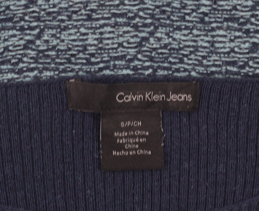 Calvin Klein Jeans Women's Blue Jumper Dress S