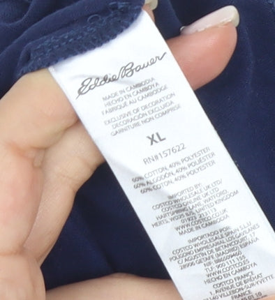 Eddie Bauer Men's Blue XL Long Sleeve T-Shirt