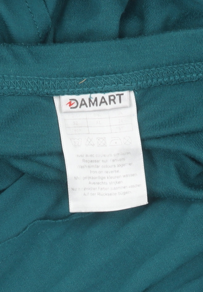 Damart Women's Green Peasant Skirt L