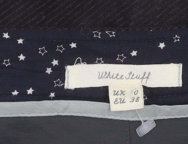 White Stuff Women's Black Corduroy Pencil Skirt Size 10