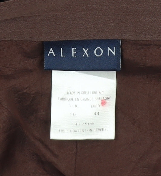 Alexon Women's Brown Long Skirt, Size 18