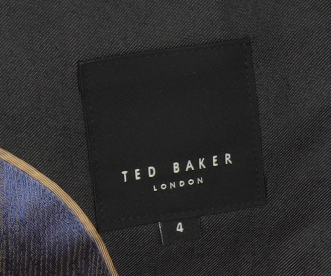 Ted Baker Men's Black Suit Jacket, Size 4