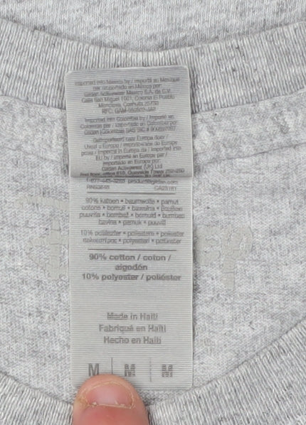 Disney Men Grey Medium Winnie the Pooh T-Shirt