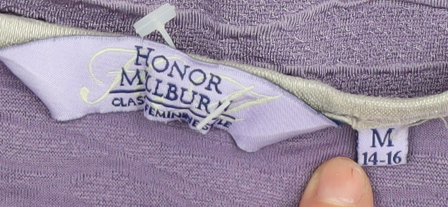 Honor Milburn Women's Purple Short Sleeve T-Shirt M