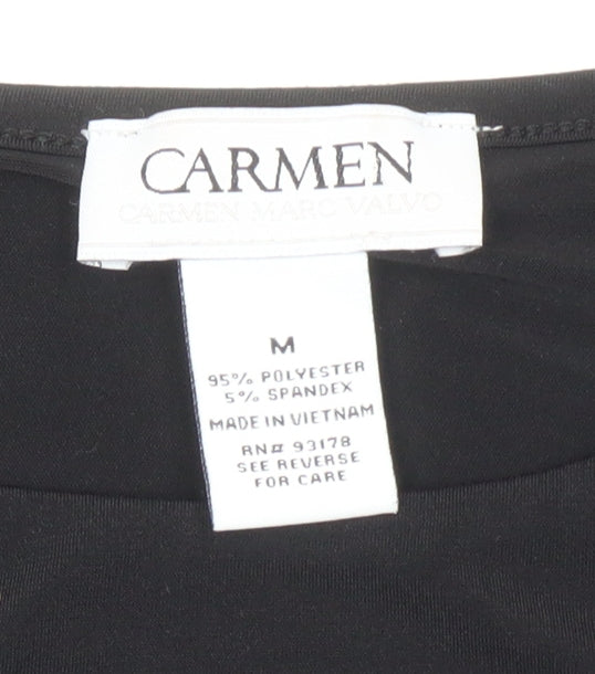 Carmen Women's Black Basic Blouse M - Casual & Chic
